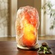 Lampen & Leuchten - Beleuchteter Salzkristall – Farbe ORANGE Lampen & Leuchten - Beleuchteter Salzkristall, in Farbe ORANGE