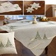 - Weihnachtliche Tisch- und Raumdekoration, in Größe 110 (Deckchen, 26x 26 cm) bis 160 (Läufer, 40x 90 cm), in Farbe CREME – Farbe CREME – Ansicht 2