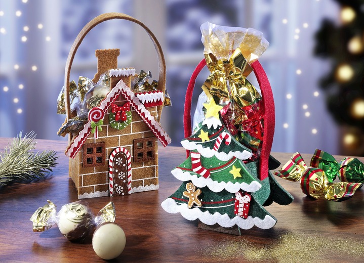 Filztasche 2er Set Weihnachtsleckereien Brigitte Hachenburg