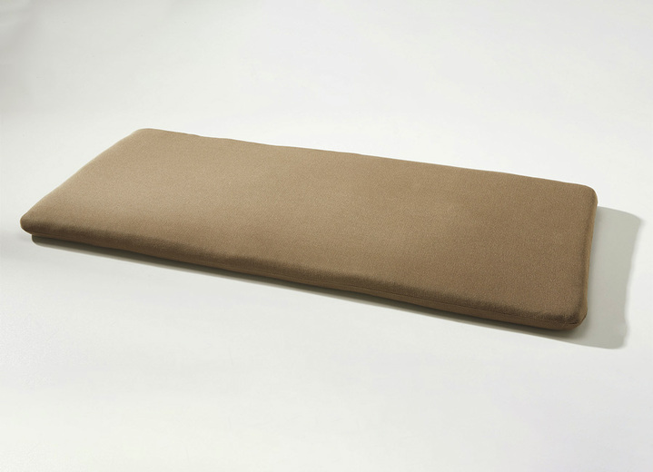 Kissen, Polster und Auflagen - Bankauflage, in Farbe TAUPE