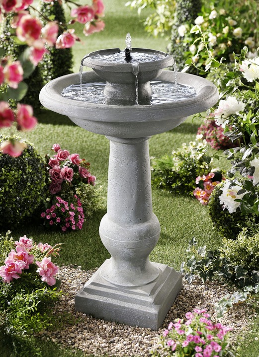 Solarbrunnen Chatsworth Leuchtende Dekoration Brigitte Hachenburg