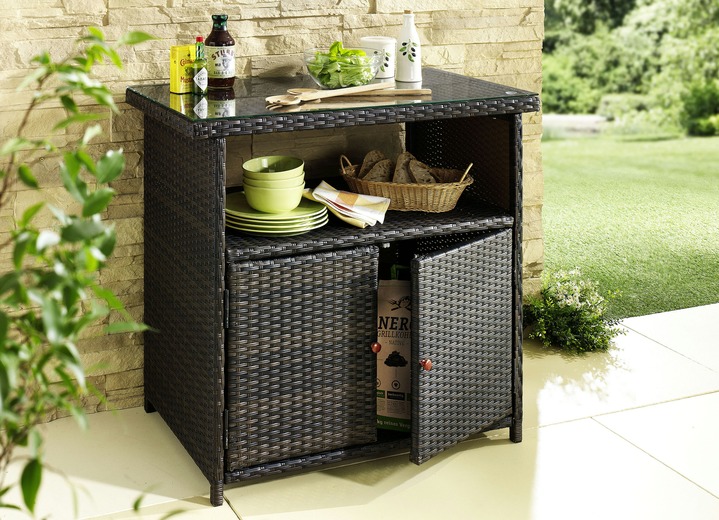 Praktisches Sideboard für Garten oder Terrasse Gartenmöbel Brigitte