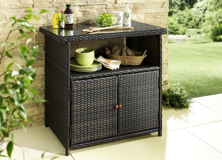 Praktisches Sideboard für Garten oder Terrasse Gartenmöbel Brigitte