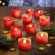 Weihnachten - LED-Kerzen, 10-er Set, in Farbe CREME