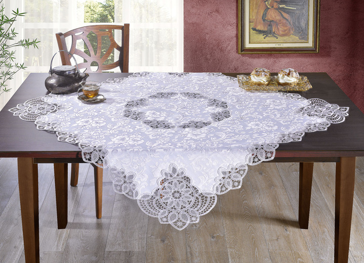 Tischdecken - Diese Tisch- und Raumdekoration ist ein echter Blickfang!, in Größe 101 (Deckchen, 35x 50 cm) bis 404 (Kissenbezug, 40x 40 cm), in Farbe SEKT Ansicht 2