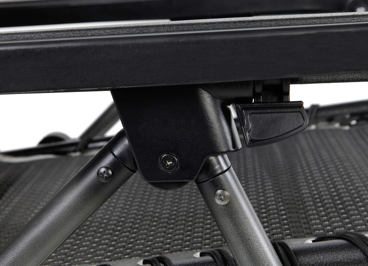 Gartenmöbel - Praktisches, 3-teiliges Relax-Set zum Super-Preis, in Farbe SCHWARZ-GRAU Ansicht 2