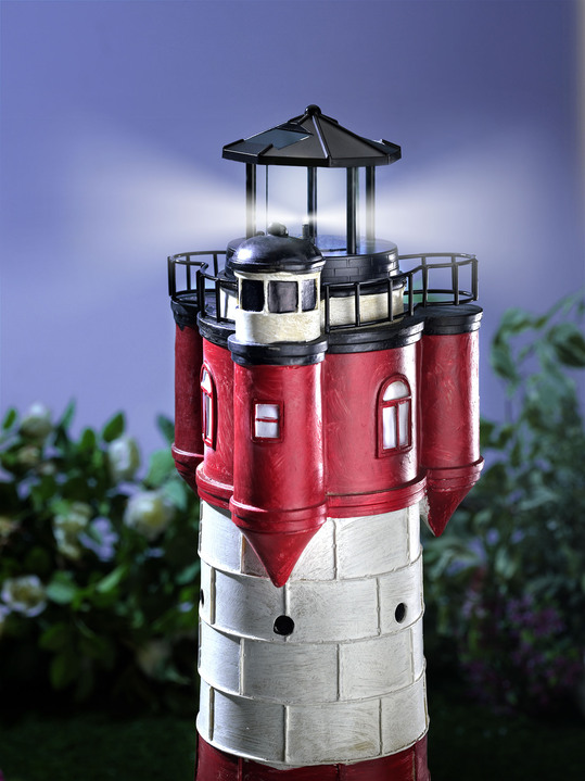 Leuchtende Dekoration - Wetterfester Solar-Leuchtturm XL, in Farbe BUNT, in Ausführung Höhe 80 cm Ansicht 2