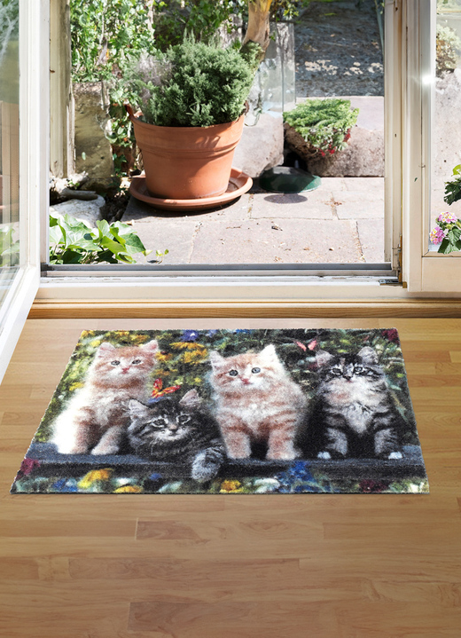 Fußmatten - Fußmatte Katzenfreunde, in Farbe BUNT Ansicht 3