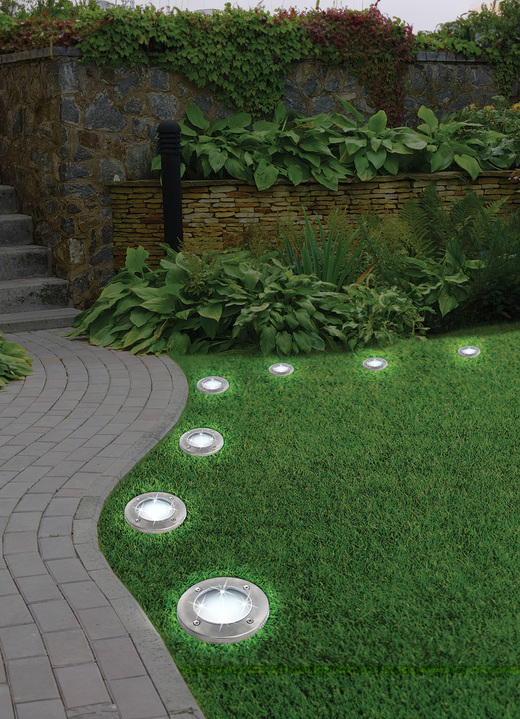 TV-Werbung - Bell + Howell Disk-Lights Ansicht 4 TV-Werbung - Bell + Howell Disk-Lights, in Farbe SILBER, in Ausführung 4er-Set Ansicht 4