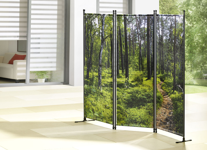 Sichtschutz und Sonnenschutz - UV-beständiger Paravent mit wunderschönen Motiven, in Farbe BUNT, in Ausführung Südsee Ansicht 2