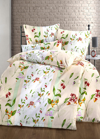 - Satin Bettwäsche mit praktischem Reißverschluss, in Größe 111 (40x80 cm + 135x200 cm) bis 115 (80x80 cm + 155x220 cm), in Farbe GELB