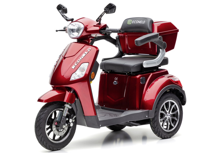 Mobilität - Elektro-Trike ECONELOJ1000, in Farbe ROT Ansicht 1