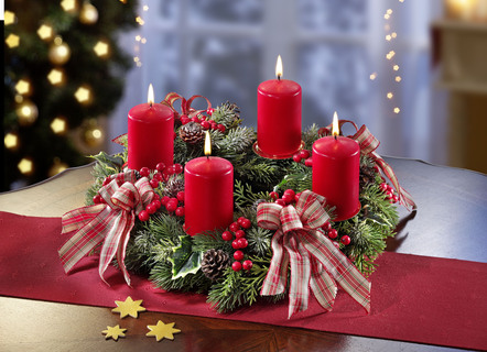 Wiederverwendbarer Adventskranz
