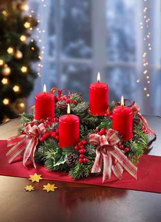 Wiederverwendbarer Adventskranz