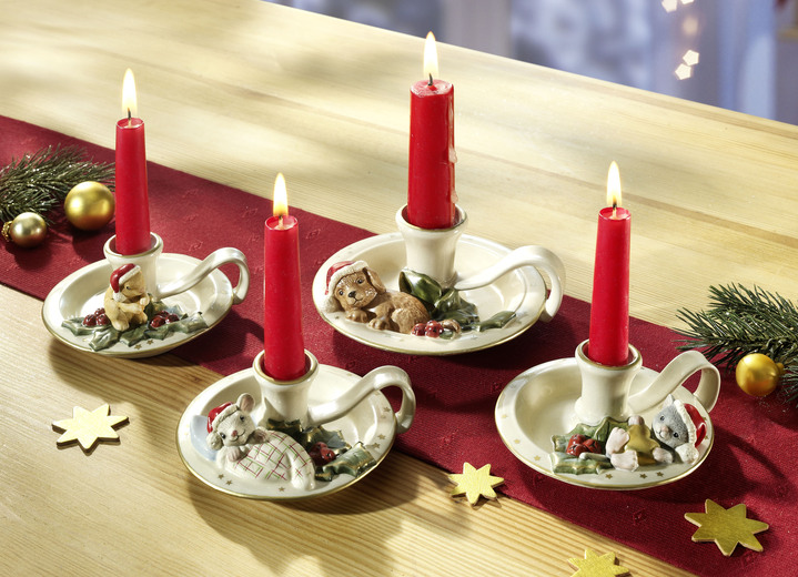 - Kerzenhalter aus dem Hause Goebel, in Farbe , in Ausführung Hase Ansicht 2