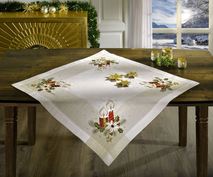 Tischdecken - Tisch- und Raumdekoration in feiner Qualität, in Größe 101 (Deckchen 35x50 cm) bis 404 (Kissenbezug 40x40 cm), in Farbe  Ansicht 3