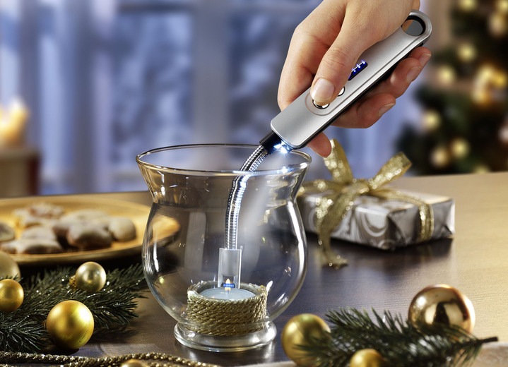 - Maximex Elektro-Feuerzeug – absolut sicher und sauber, in Farbe SILBER Ansicht 3