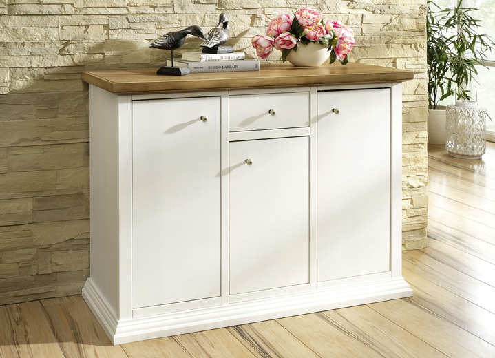Sideboards & Kommoden - Kommodenserie mit Griffen aus Metall und Keramik, in Farbe NATUR, in Ausführung Kommode, 2-türig Ansicht 1