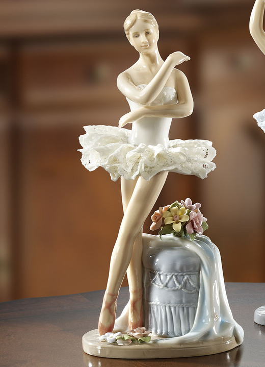 Figuren - Ballerina aus Porzellan, in Farbe WEIß Ansicht 1