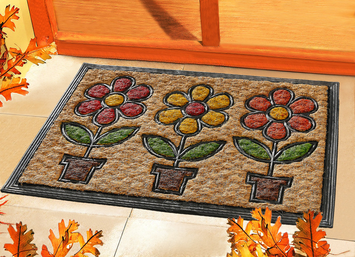 Fußmatten - Fußmatte aus 100% Kokos , in Farbe BUNT Ansicht 1