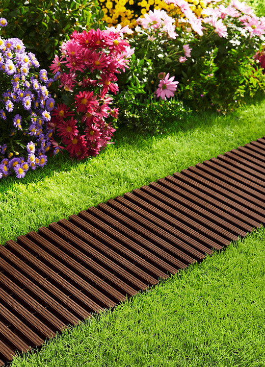 Gartenzubehör - Flexibel nutzbarer Rollweg, in Farbe BRAUN Ansicht 1