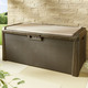 Gartenmöbel - Gartenbox Santorini in elegantem Rattan-Design – Farbe BRAUN Gartenmöbel - Gartenbox Santorini in elegantem Rattan-Design, in Farbe BRAUN, in Ausführung Gartenbox klein