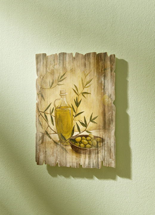 Klassisch - Mediterranes Bild, in Farbe BRAUN-GRÜN