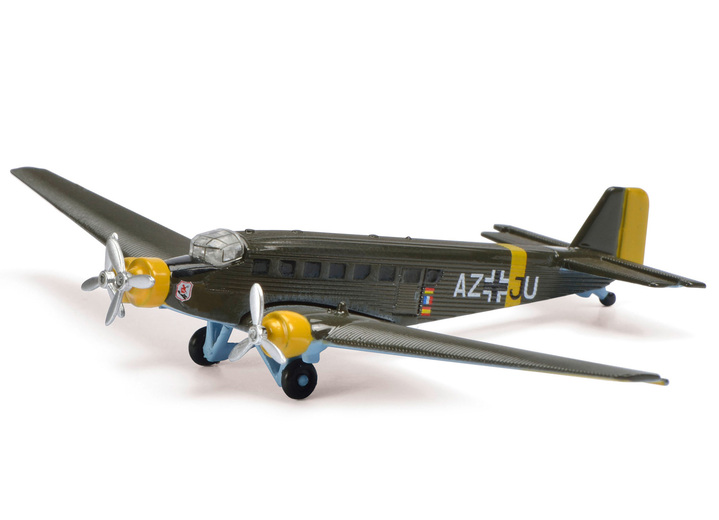 Sammlermodelle - Junkers Ju 52/3m aus hochwertigem Zinkdruckguss, in Farbe OLIV