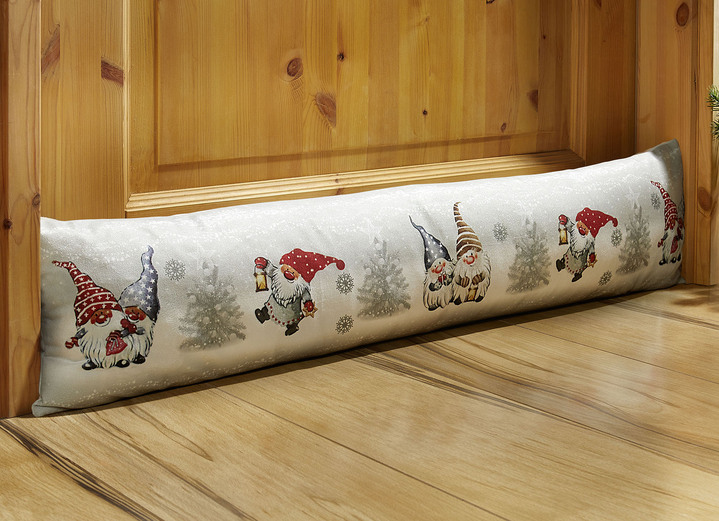 Sonstiges - Digital bedruckte Zugluftrolle, in Farbe WEISS-ROT-GRAU Ansicht 2