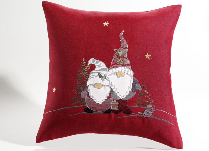 Tischdecken - Tisch- und Raumdekoration, in Größe 130 (Deckchen, 35x 50 cm) bis 404 (Kissenbezug, 40x 40 cm), in Farbe ROT Ansicht 5