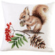 Kissenbezüge - Kissenbezüge mit Eichhörnchen-Motiven, in Farbe BUNT, in Ausführung Eichhörnchen mit Zapfen – Farbe BUNT – Ansicht 1