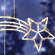 Weihnachten - Beleuchtete Fensterdekorationen, batteriebetrieben, in Farbe WEISS, in Ausführung Stern – Farbe WEISS – Ansicht 3