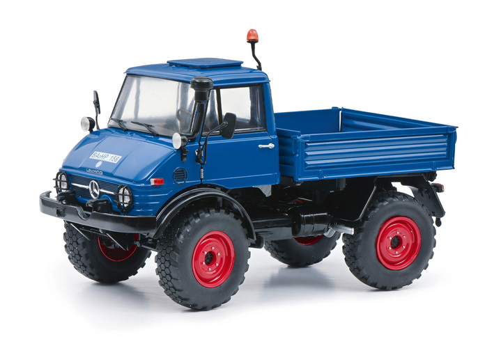 Sammlermodelle - Unimog 406 von Schuco, in Farbe BLAU