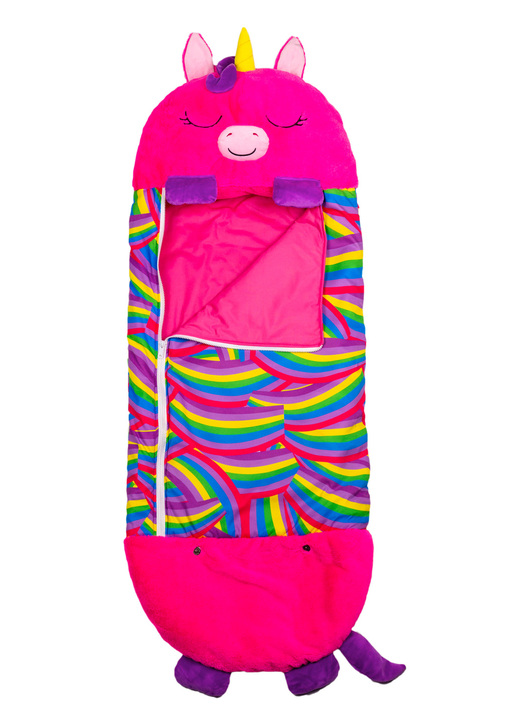 Reisen - Kuschelschlafsack Happy Nappers  Ansicht 3 Reisen - Kuschelschlafsack Happy Nappers , in Farbe BUNT, in Ausführung Einhorn, pink, Grösse M (51x137 cm) Ansicht 3