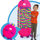 Reisen - Kuschelschlafsack Happy Nappers  – Farbe BUNT – Ansicht 4 Reisen - Kuschelschlafsack Happy Nappers , in Farbe BUNT, in Ausführung Einhorn, pink, Grösse M (51x137 cm) – Farbe BUNT – Ansicht 4
