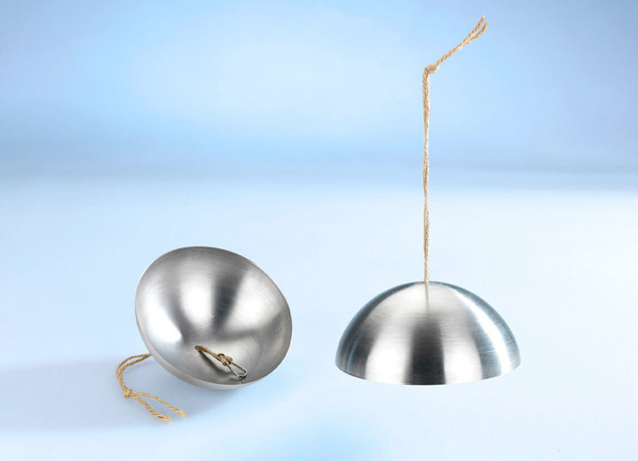 Winterlicher Garten - Meisenknödelhalter, 2er-Set, von Maximex, in Farbe SILBER Ansicht 2