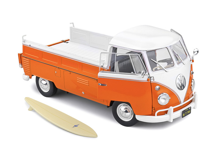 Sammlermodelle - VW T1 Pritsche, in Farbe ORANGE-WEIß