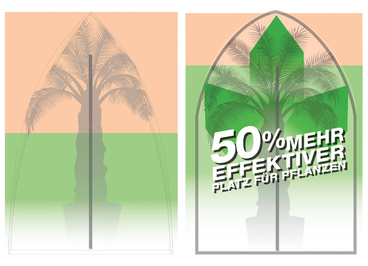 Winterlicher Garten - Überwinterungszelt Icedome ThermoPLUS Deluxe, in Farbe TRANSPARENT Ansicht 7