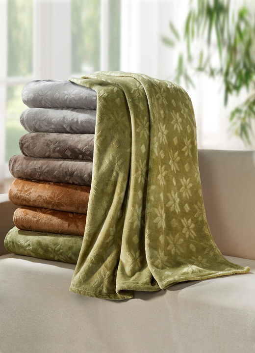 - Superweiche Schlafdecke aus Fleece, in Farbe CAMEL