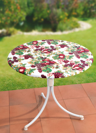 Gartentischdecken - Spann-Tischdecke aus 100% PVC, in Farbe BUNT – Farbe BUNT – Ansicht 