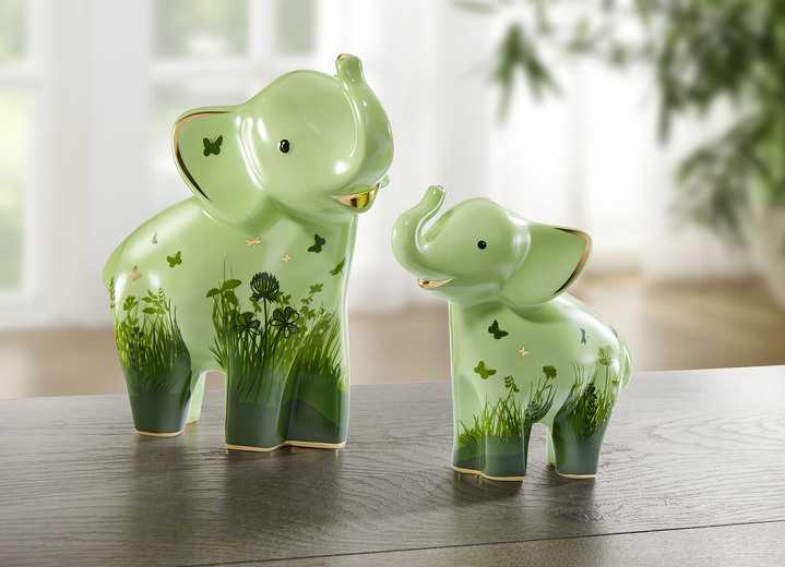 Figuren - Goebel Elefanten, in Farbe GRÜN, in Ausführung Elefant Dololo