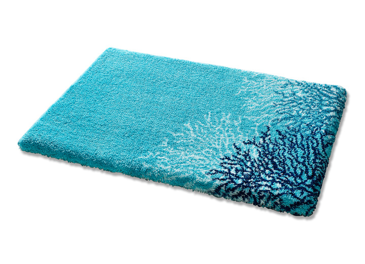 Badgarnituren - Badgarnitur von Grund, rutschhemmende Rückseite, in Größe 100 (Vorleger halbrund, 50x 80 cm) bis 112 (WC-Deckelbezug, 47x 50 cm), in Farbe GRÜN Ansicht 6