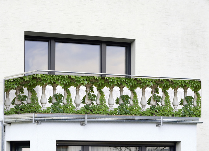 Sichtschutz und Sonnenschutz - Einseitig bedruckter Balkon-Sichtschutz inkl. Befestigungsmaterial, in Farbe , in Ausführung Balkon-Sichtschutz Efeu Ansicht 1