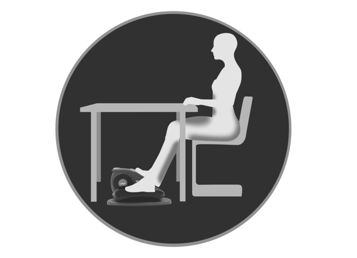 Fitness - VibroLeg Ellipsentrainer Ansicht 4 Fitness - VibroLeg Ellipsentrainer, in Farbe SCHWARZ Ansicht 4