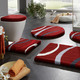 Badgarnituren - Supersoft Badgarnitur mit Latex-Rückseite von Grund – Farbe ROT – Ansicht 1 Badgarnituren - Supersoft Badgarnitur mit Latex-Rückseite von Grund, in Größe 100 (Vorleger halbrund, 50x 80 cm) bis 112 (WC-Deckelbezug, 47x 50 cm), in Farbe ROT – Farbe ROT – Ansicht 1