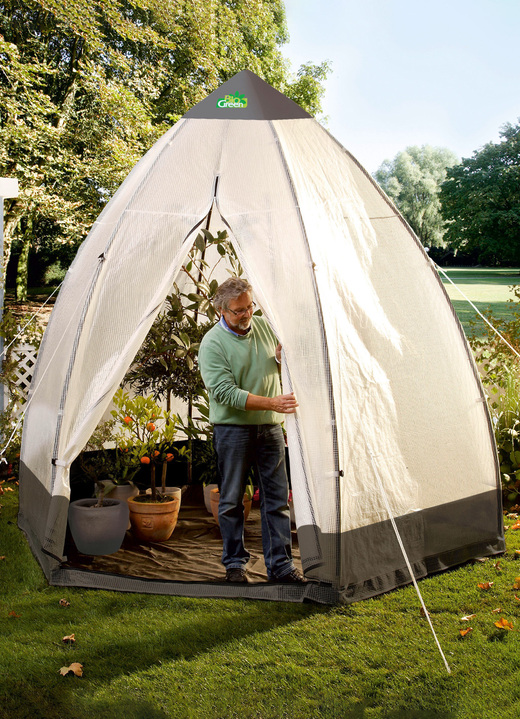 Gartenzubehör - Tropical Island Pflanzenzelt / Zubehör: Perfekter Schutz bei Wind und Wetter, in Farbe DURCHSICHTIG, in Ausführung Pflanzenzelt, L130xB130cm Ansicht 5