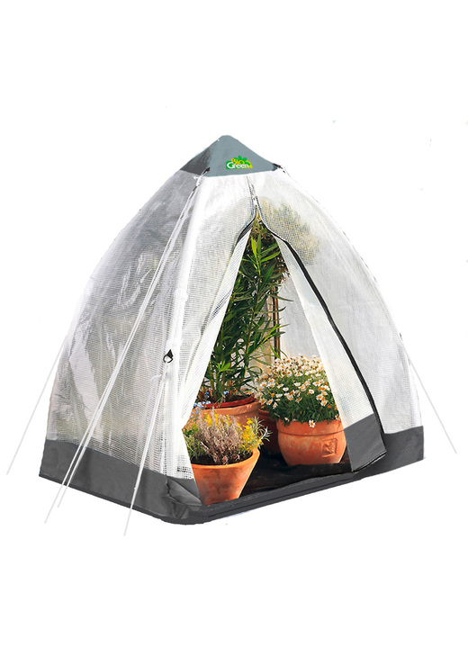 Gartenzubehör - Tropical Island Pflanzenzelt / Zubehör: Perfekter Schutz bei Wind und Wetter, in Farbe DURCHSICHTIG, in Ausführung Pflanzenzelt, L130xB130cm Ansicht 1