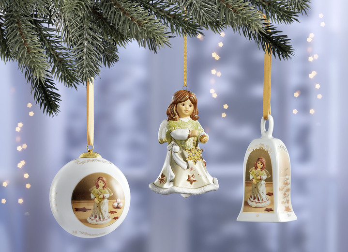 Weihnachten - Goebel-Jahresartikel 2022, in Farbe CREME-GRÜN, in Ausführung Jahreskugel 2022 Ansicht 2