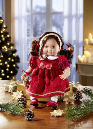 Voll bewegliche Spielpuppe Schlummerle