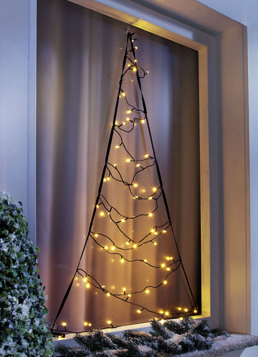 Weihnachten - Fairybell-Fensterbeleuchtung, in Farbe SCHWARZ